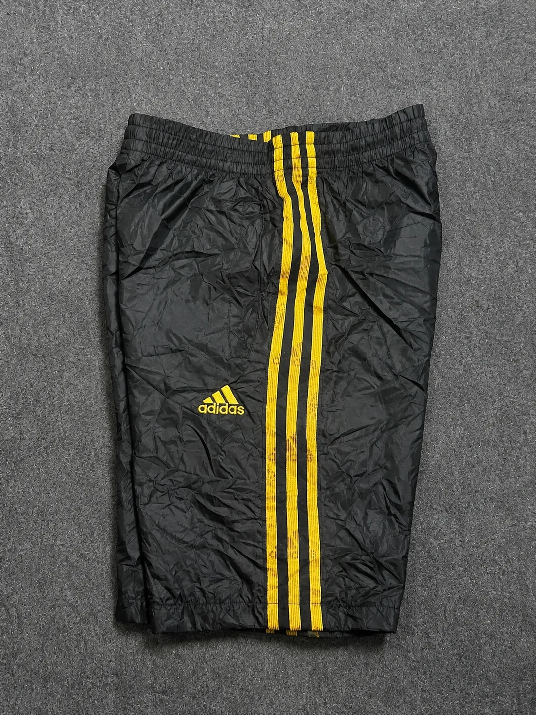 Adidas Black Training Shorts front view