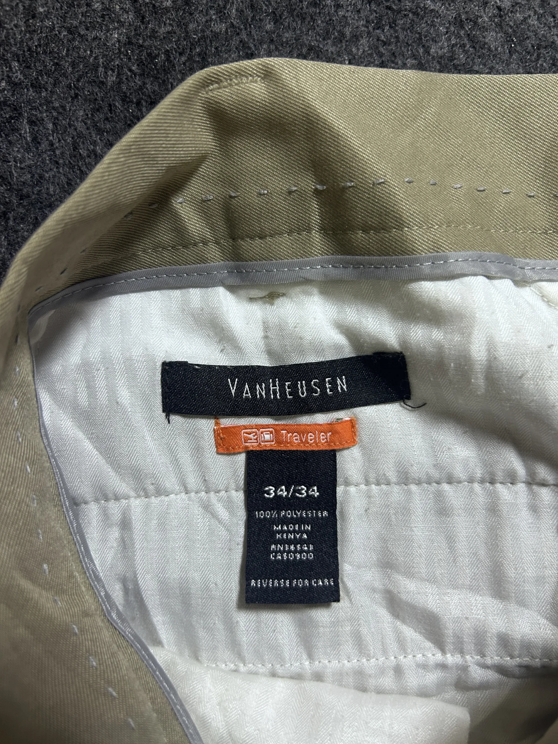 Beige Formal Trousers detail view