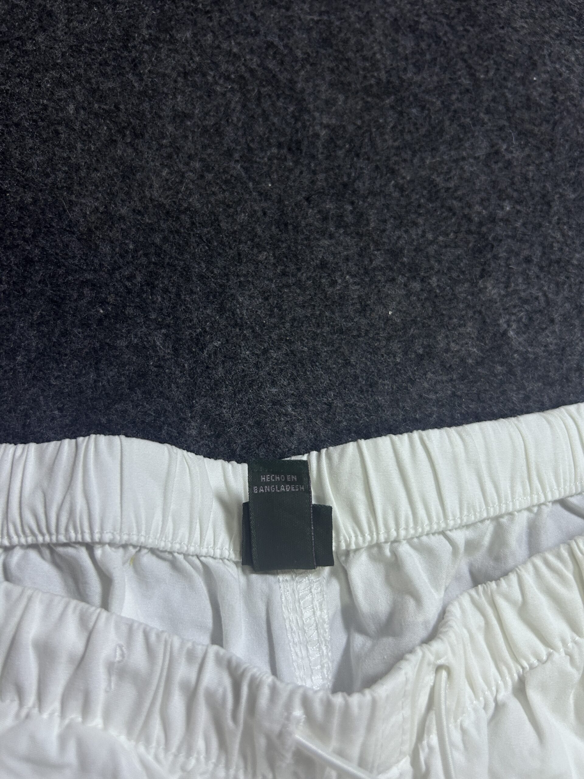 Pants back view