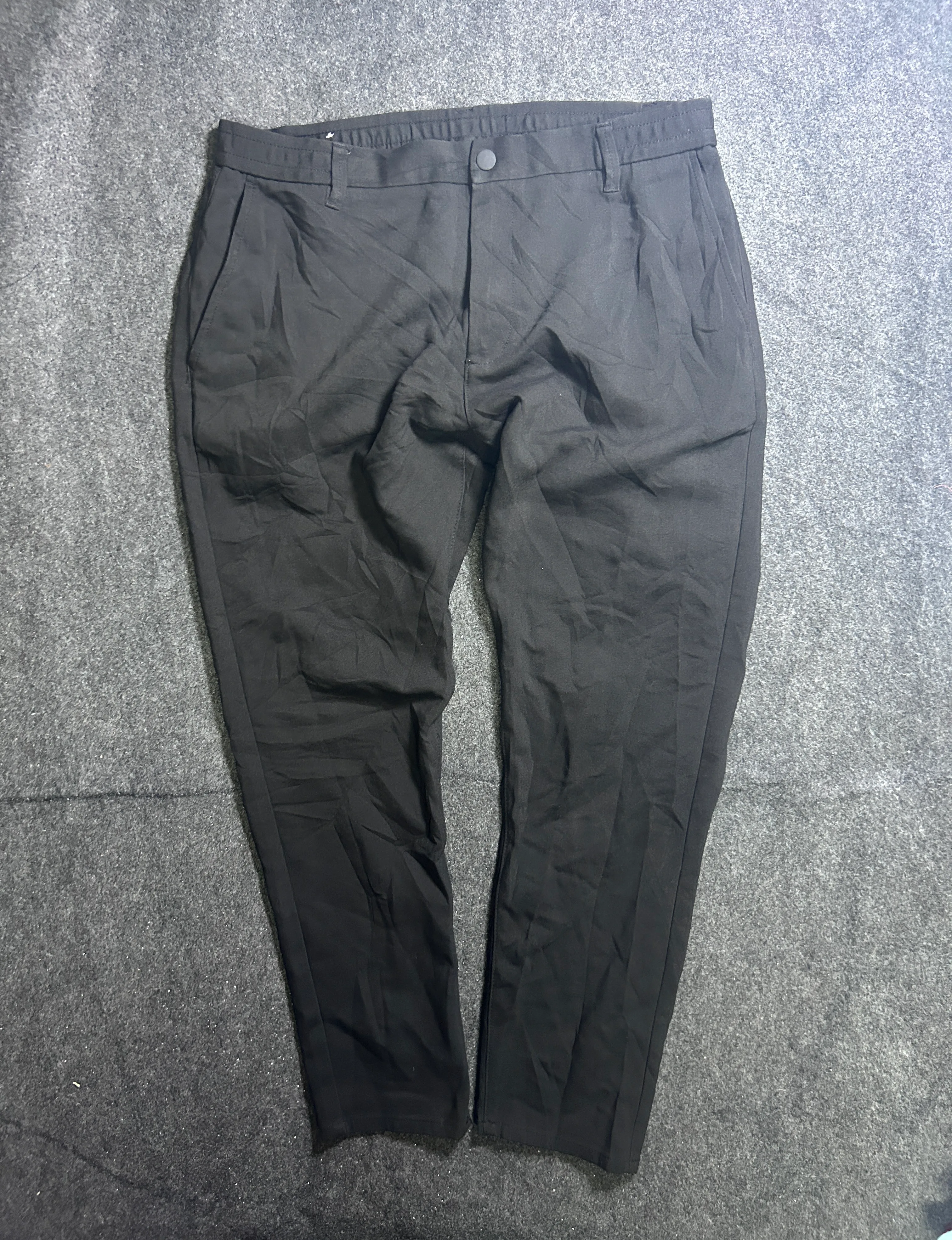 Zara Black Trousers front view