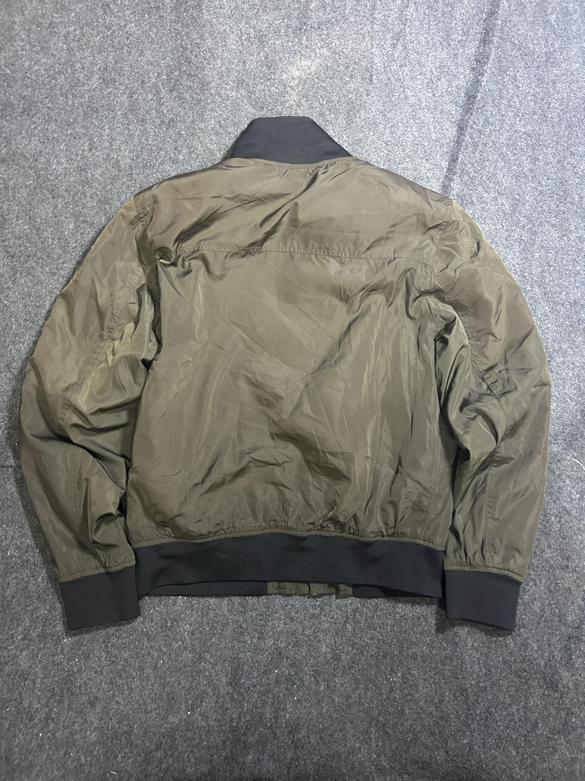 Zara Green Jacket detail view