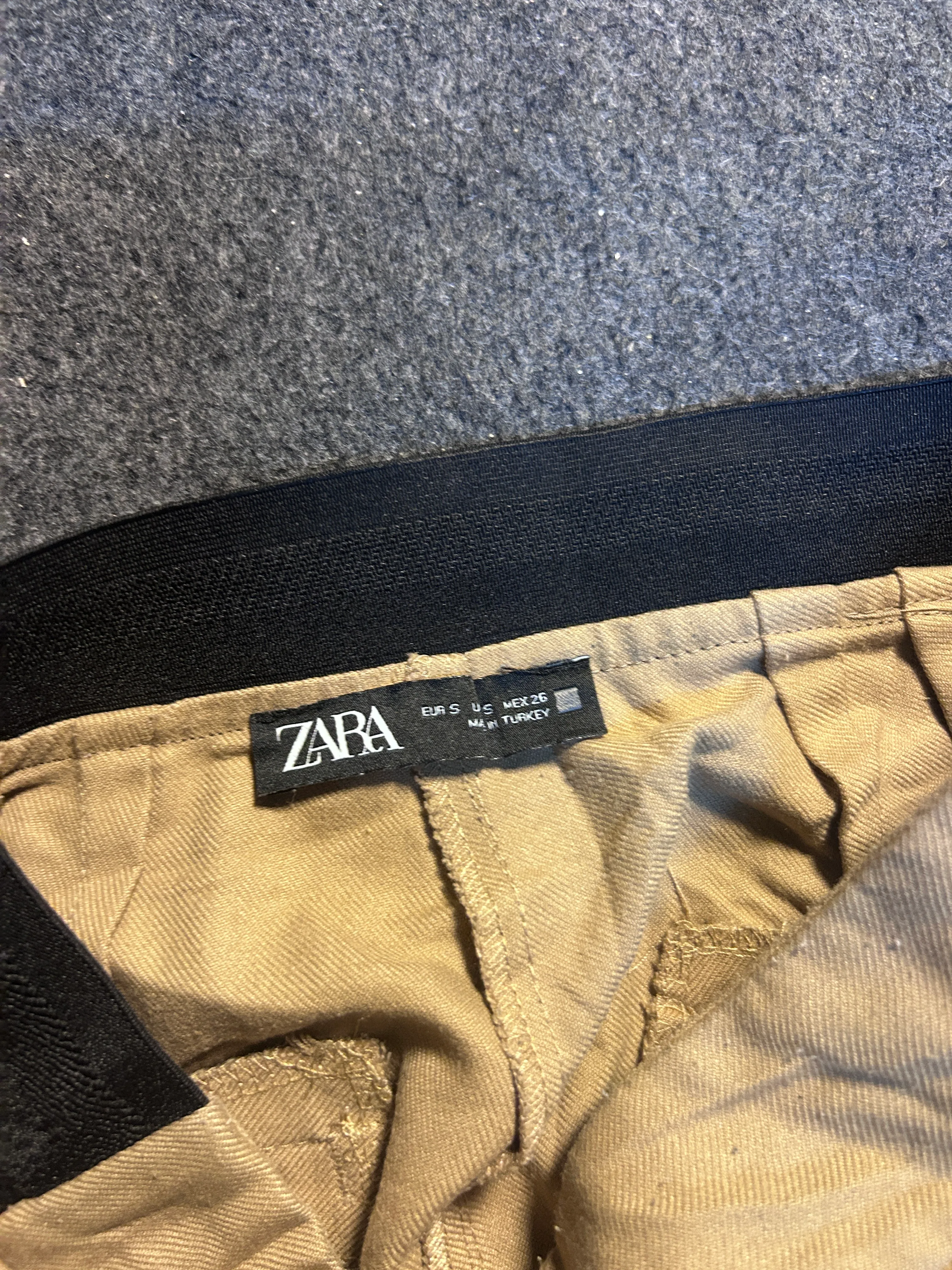 Zara Beige Trousers detail view