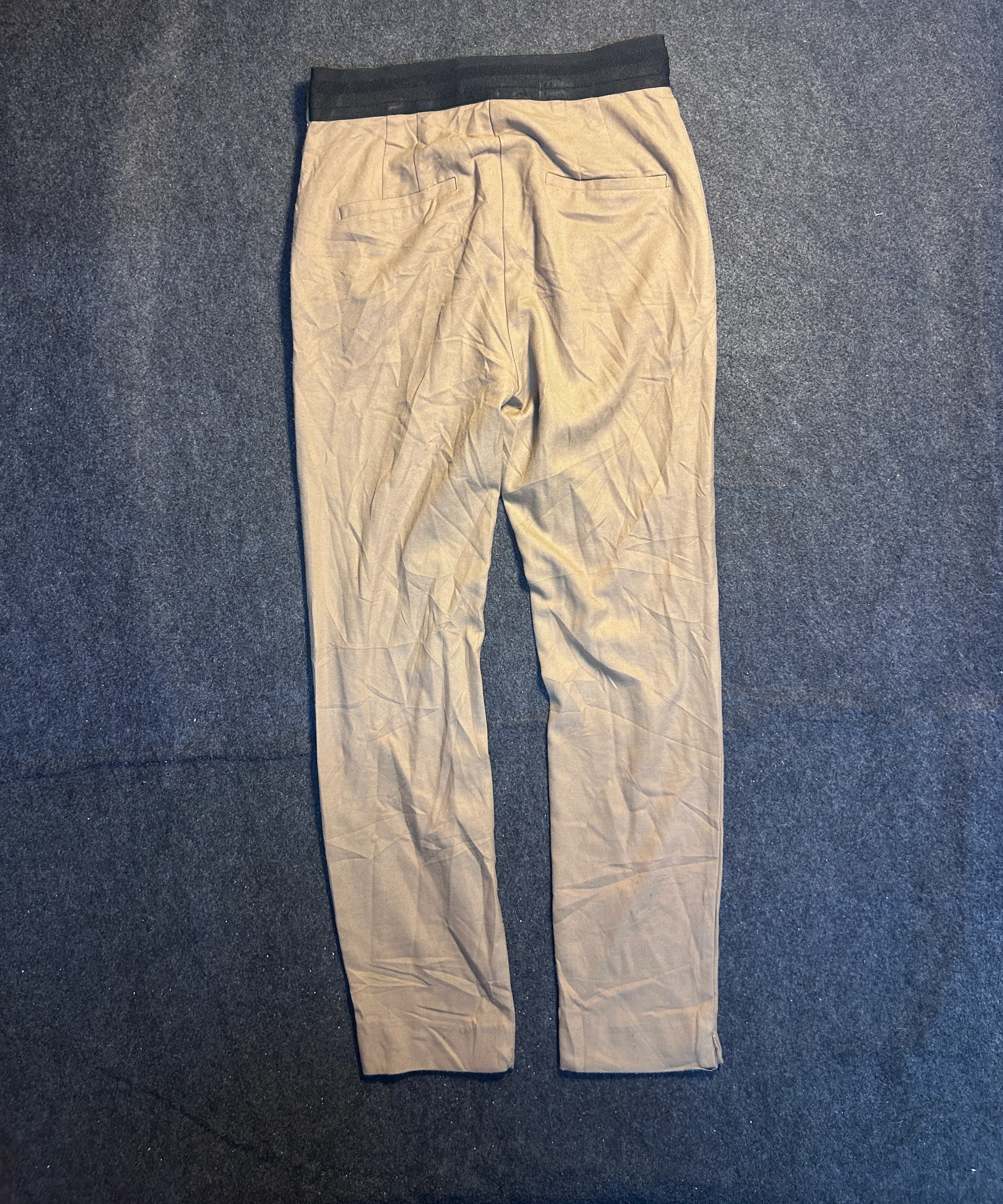 Zara Beige Trousers back view