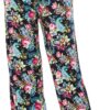 EEVASS Women's Casual Wide Leg Floral Print Palazzo Lounge Pants Stretchy Boho Pants