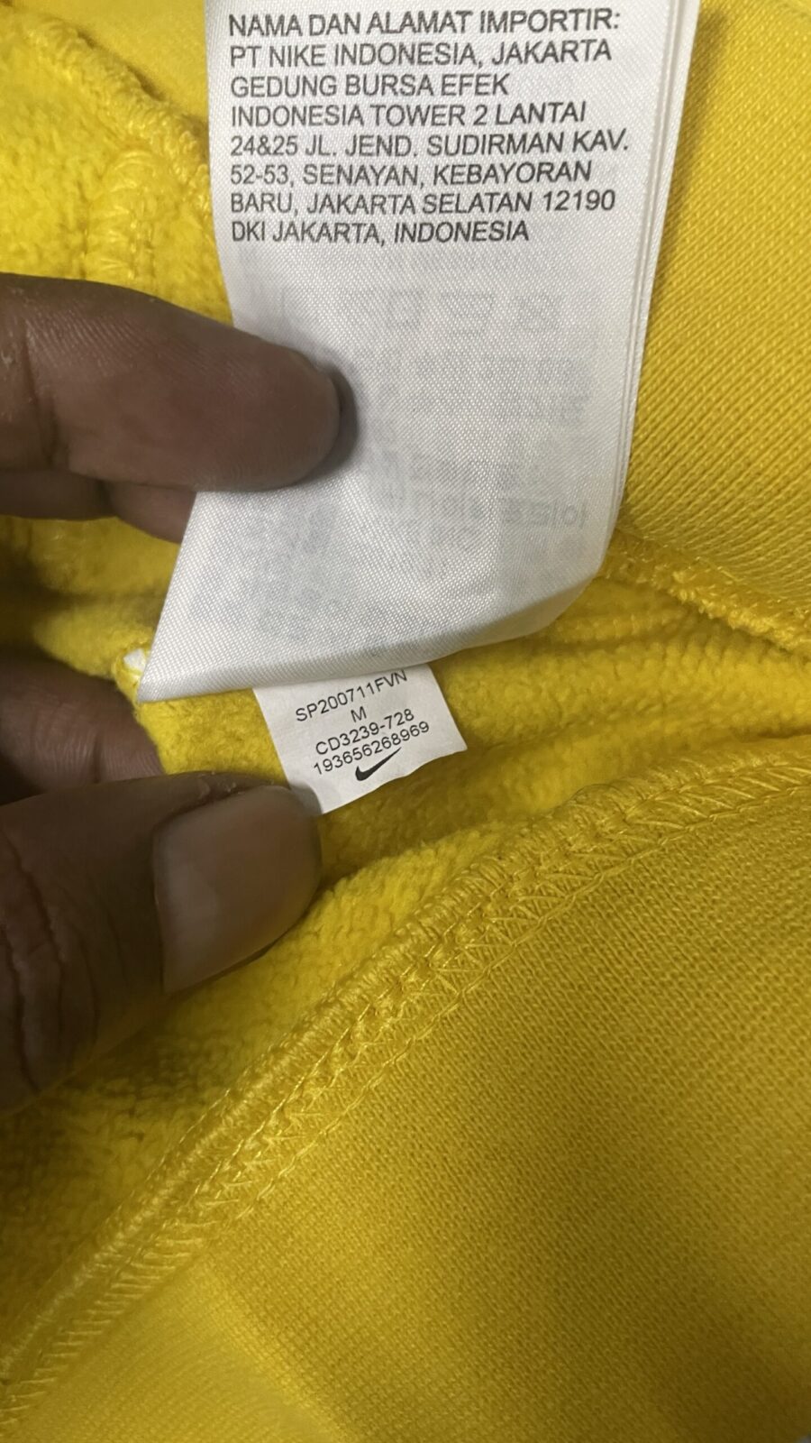 Men thrift hoodie nike