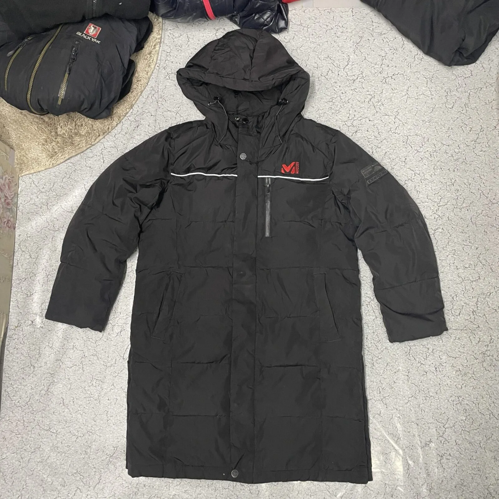 Millet parka jacket thrift store in india